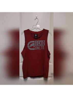 Ecko Unltd Red Sleeveless Tank Top